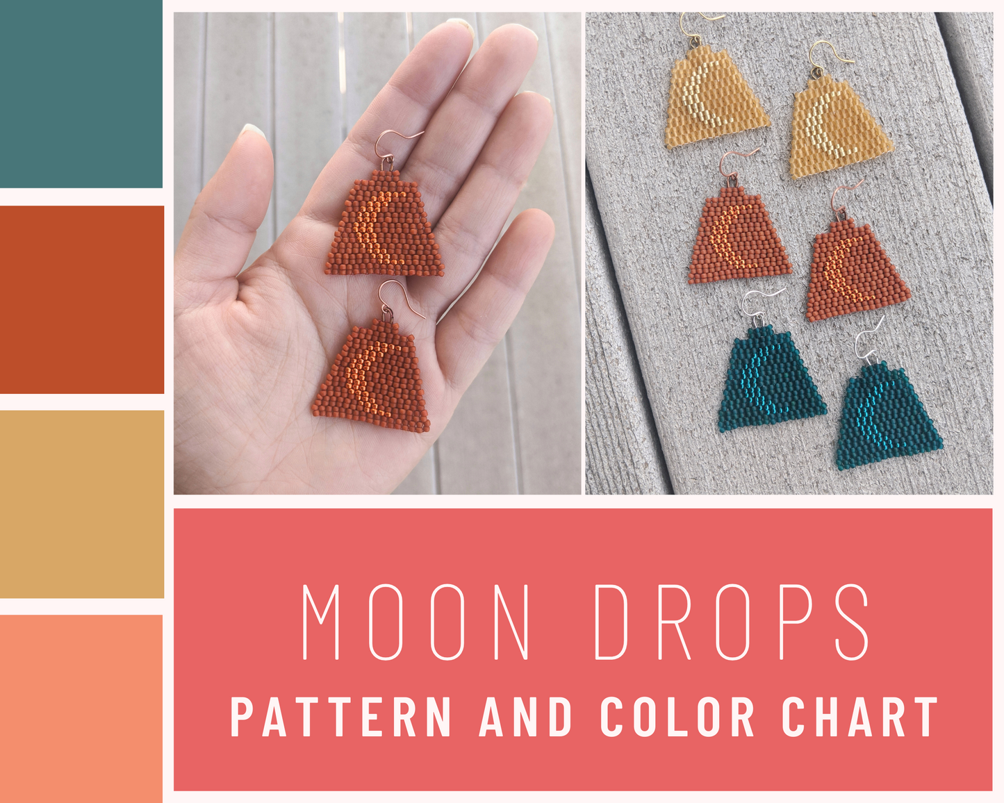 Moon Drops - Pattern ONLY