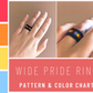 Wide Pride Ring - Pattern ONLY