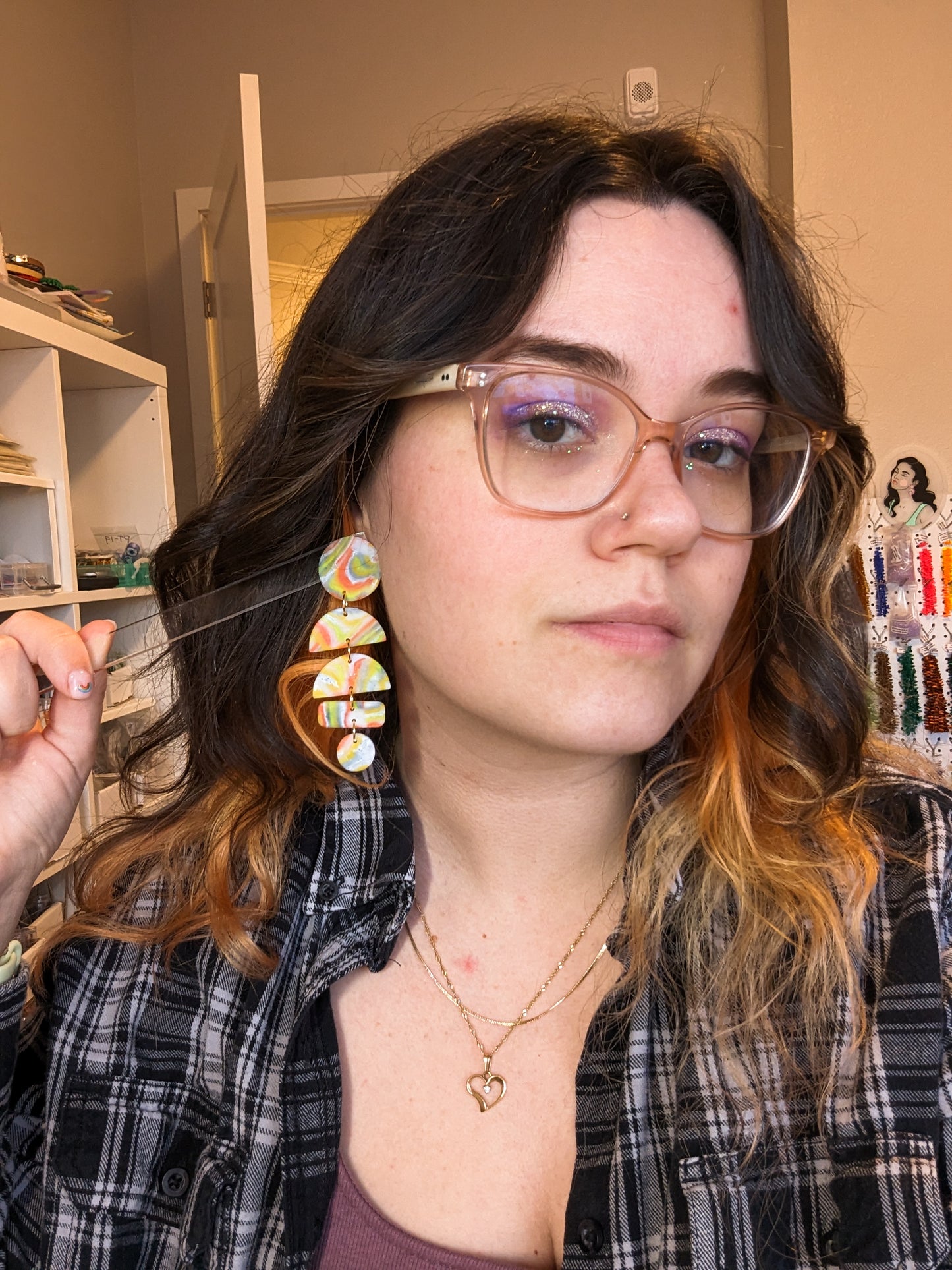 Big Ass Moons - Rainbow Agate - Buffed