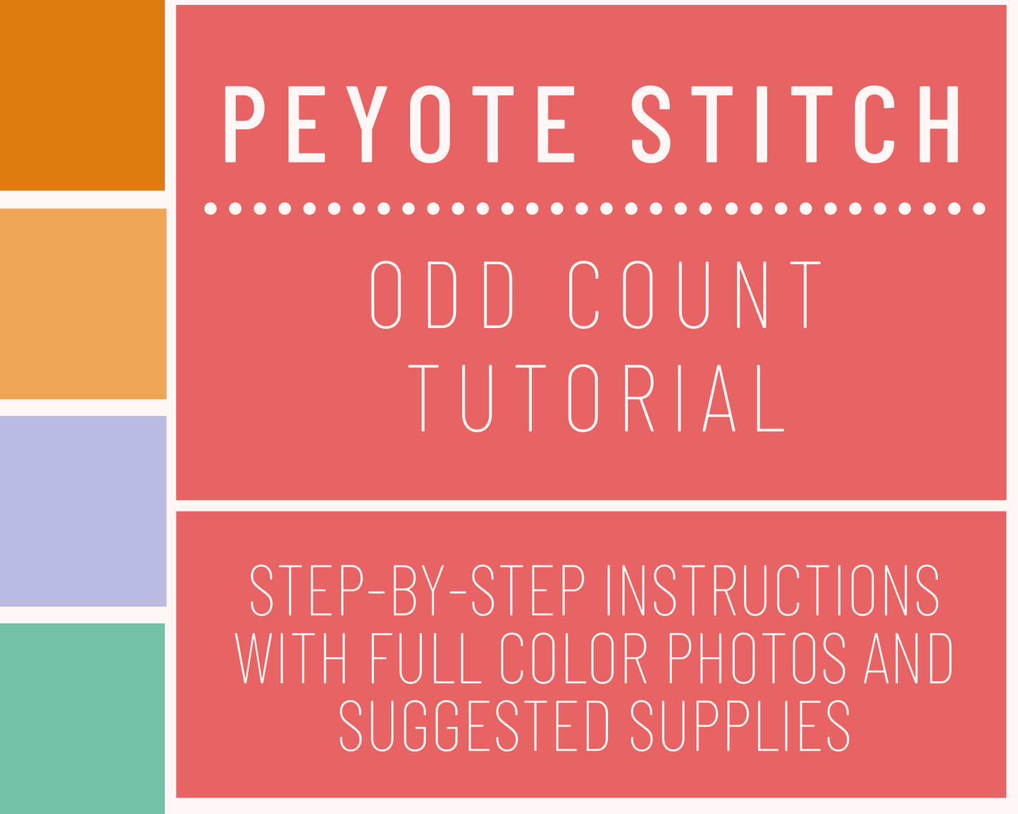 Peyote Stitch // Odd Count - Tutorial