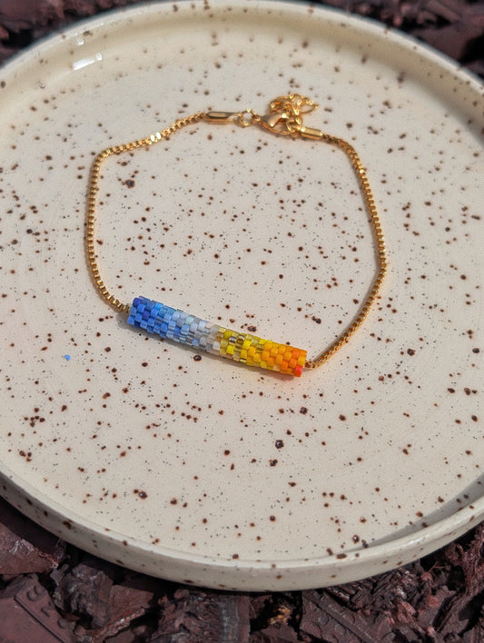 Bracelet - Confetti Stick - Sunflower