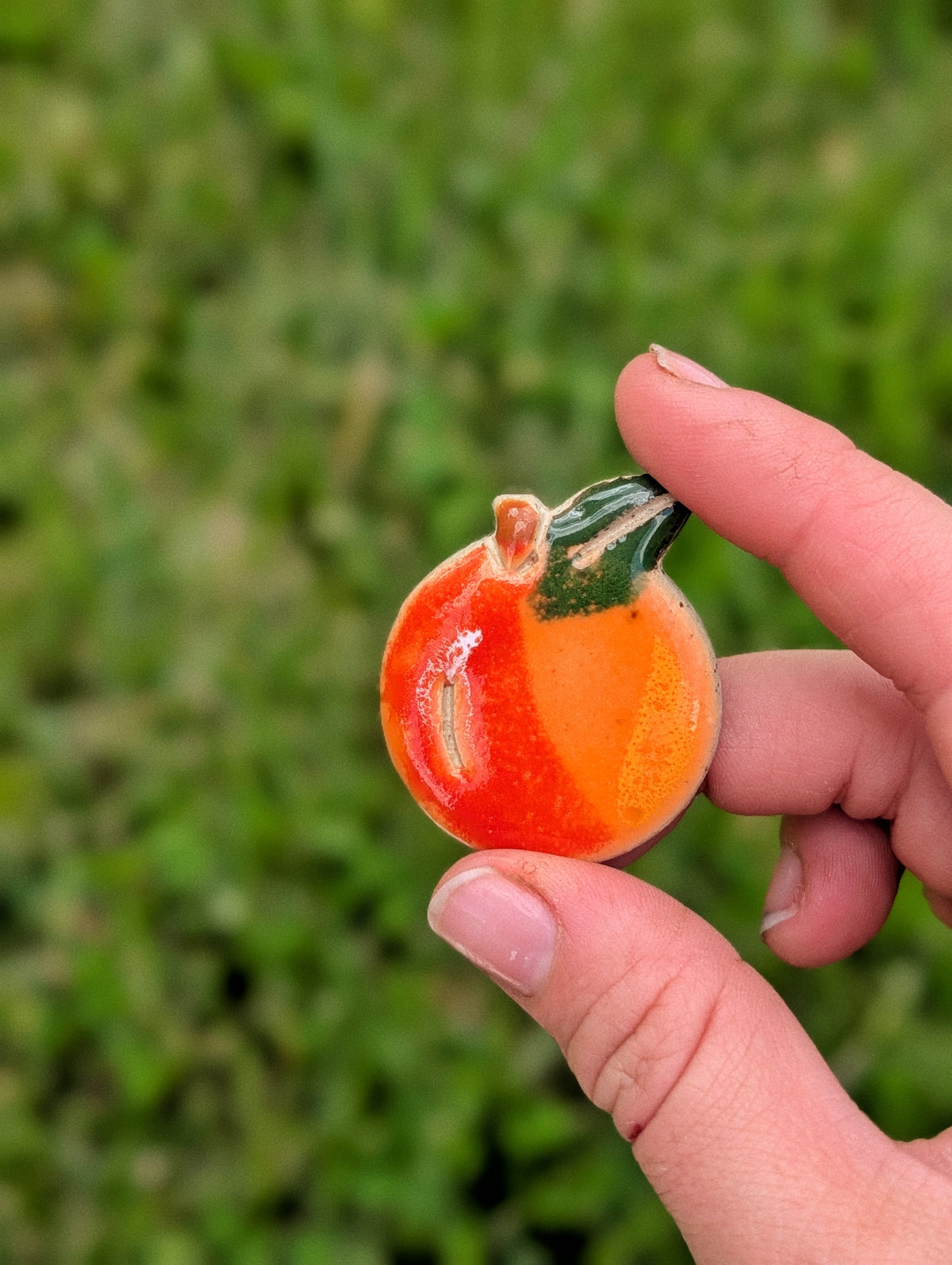 Magnet - Peach - Stoneware