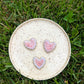 Fridge Magnet - Stoneware Pottery - Heart - Cherry Poptart