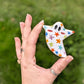 Magnet - Floral Ghostie - Stoneware
