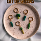 Eat Ur Greens - Pea Pod, Broccoli, Jalapeno, Asparagus, Cuke, Pickle - SINGLE CHARMS