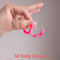 Daily Hoops - Heishi - Hot Pink Colorblock