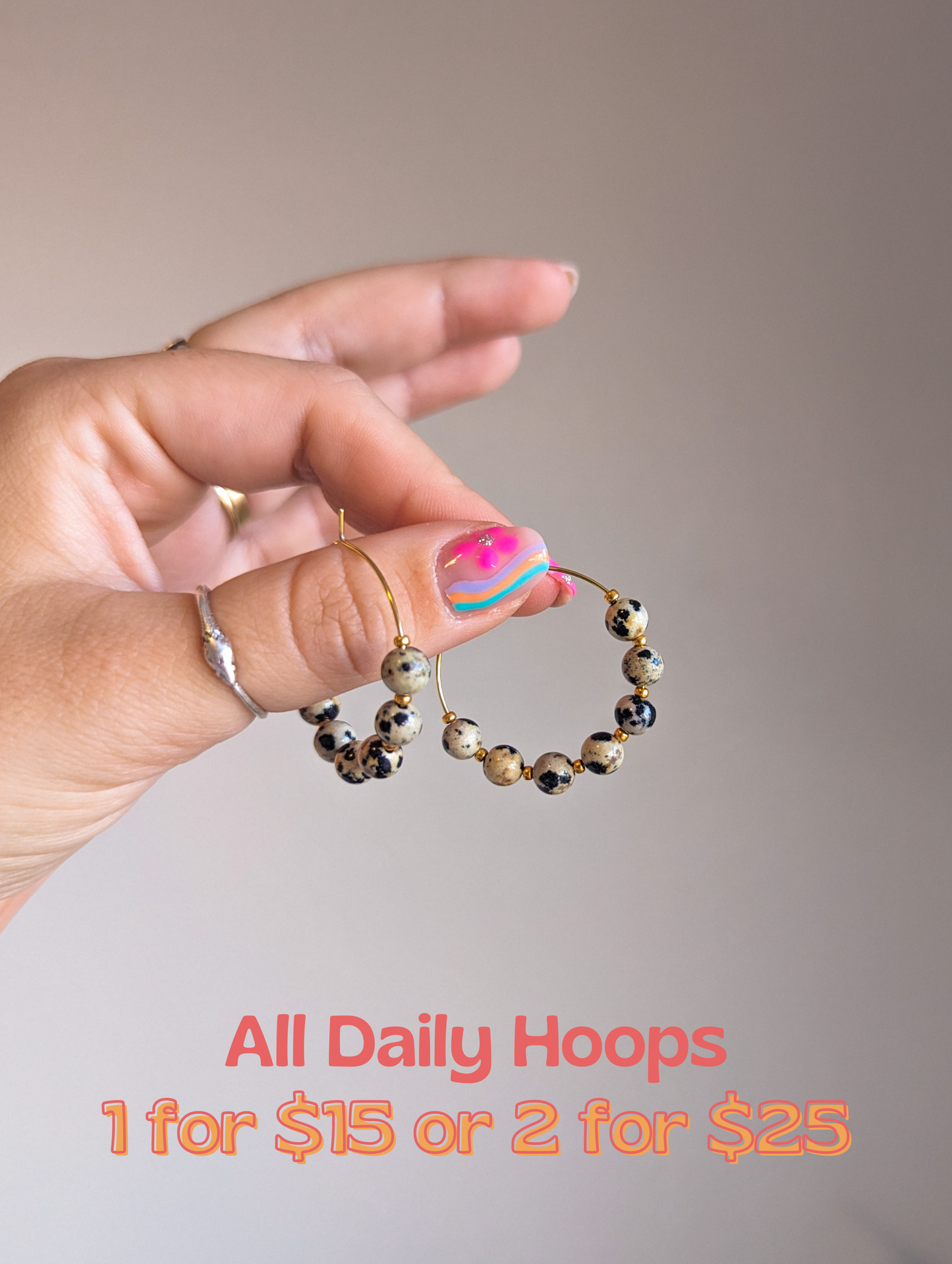 Daily Hoops - Dalmatian Jasper