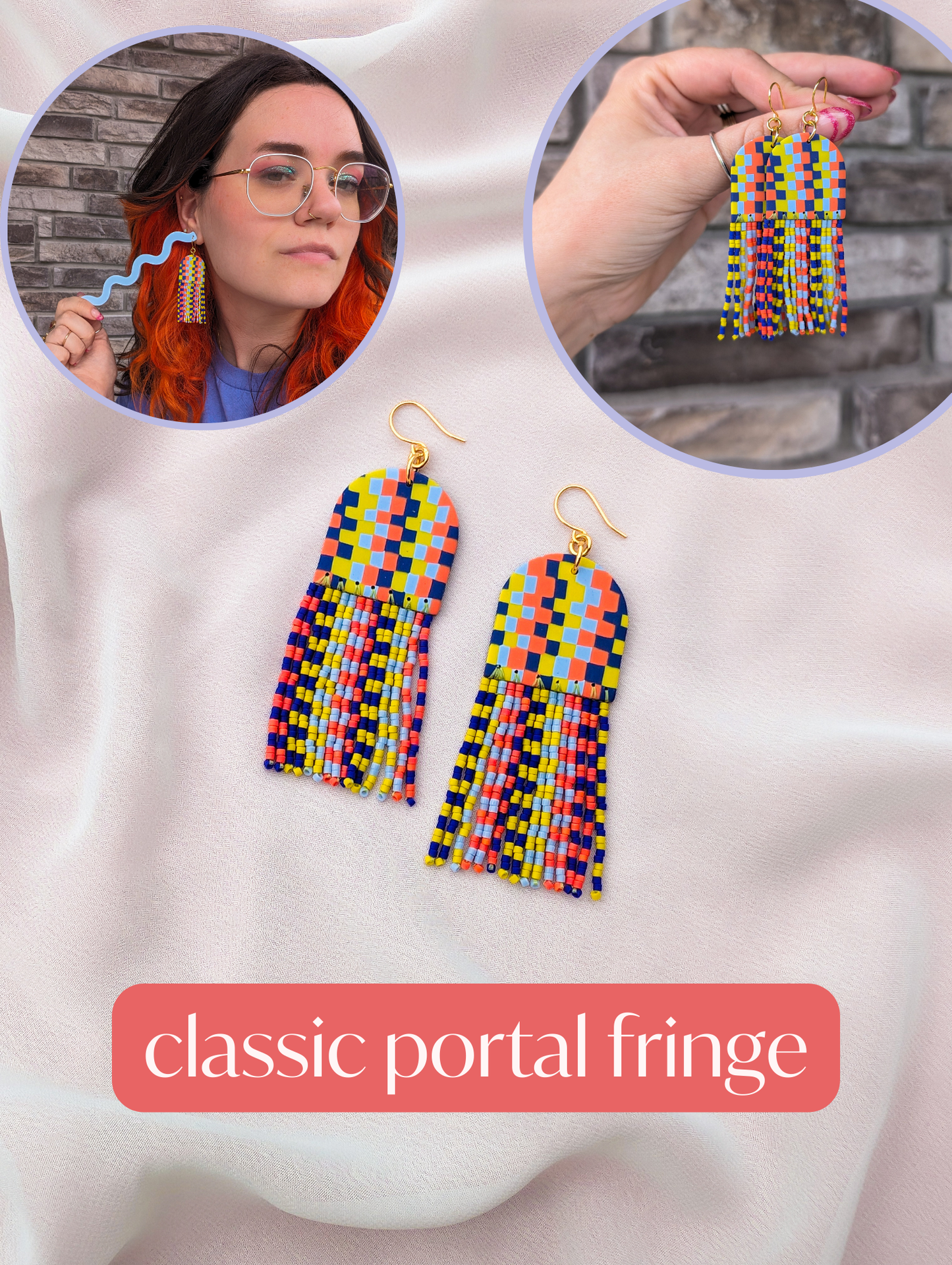 Portal - Cobalt Checkerboard