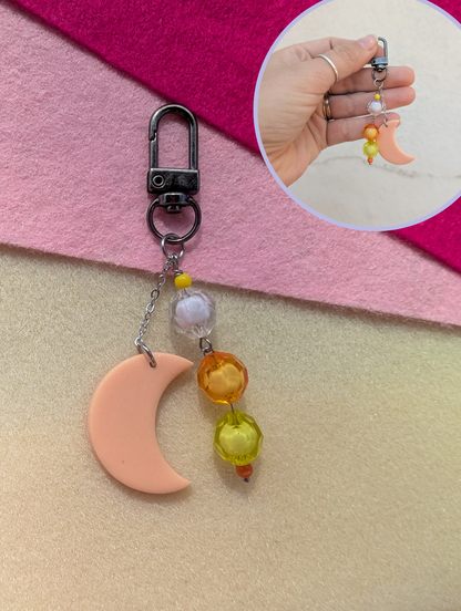 Bag Charm - Clementine Moon