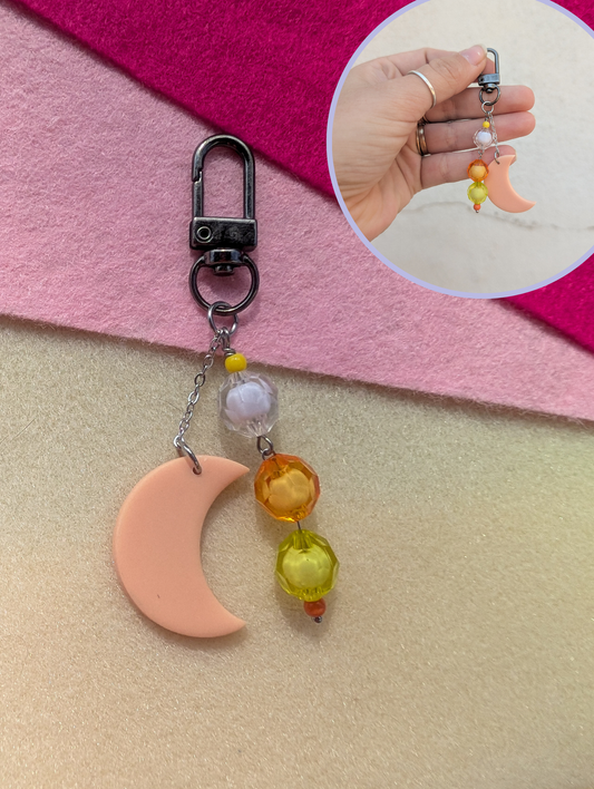 Bag Charm - Clementine Moon