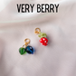 Very Berry - Strawberry & Blueberry - SINGLE CHARMS