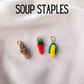 Soup Season - Corn, Mushroom, Chili, Tomato Vine- SINGLE CHARMS