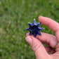 Fridge Magnet - Stoneware Pottery - Blue Spark
