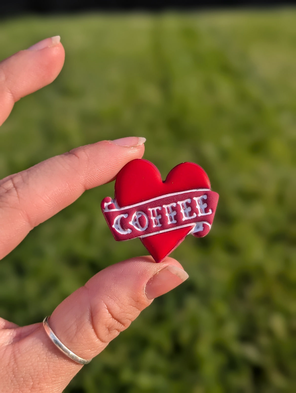 Fridge Magnet - Coffee Lover - Hot Red