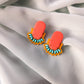Oval Stud - Brights - Choose Your Color - Made to Order
