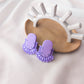 Oval Stud - Pretty Patties - Speckled Grape