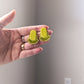 Oval Stud - Pretty Patties - Lime - Made to Order
