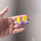 Oval Stud - Lavender Limeade Pearl - All Lilac