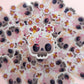 Flower Skull - Holo Glitter Glossy