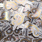 Snake & Dagger - Metallic Silver & Gold Glossy