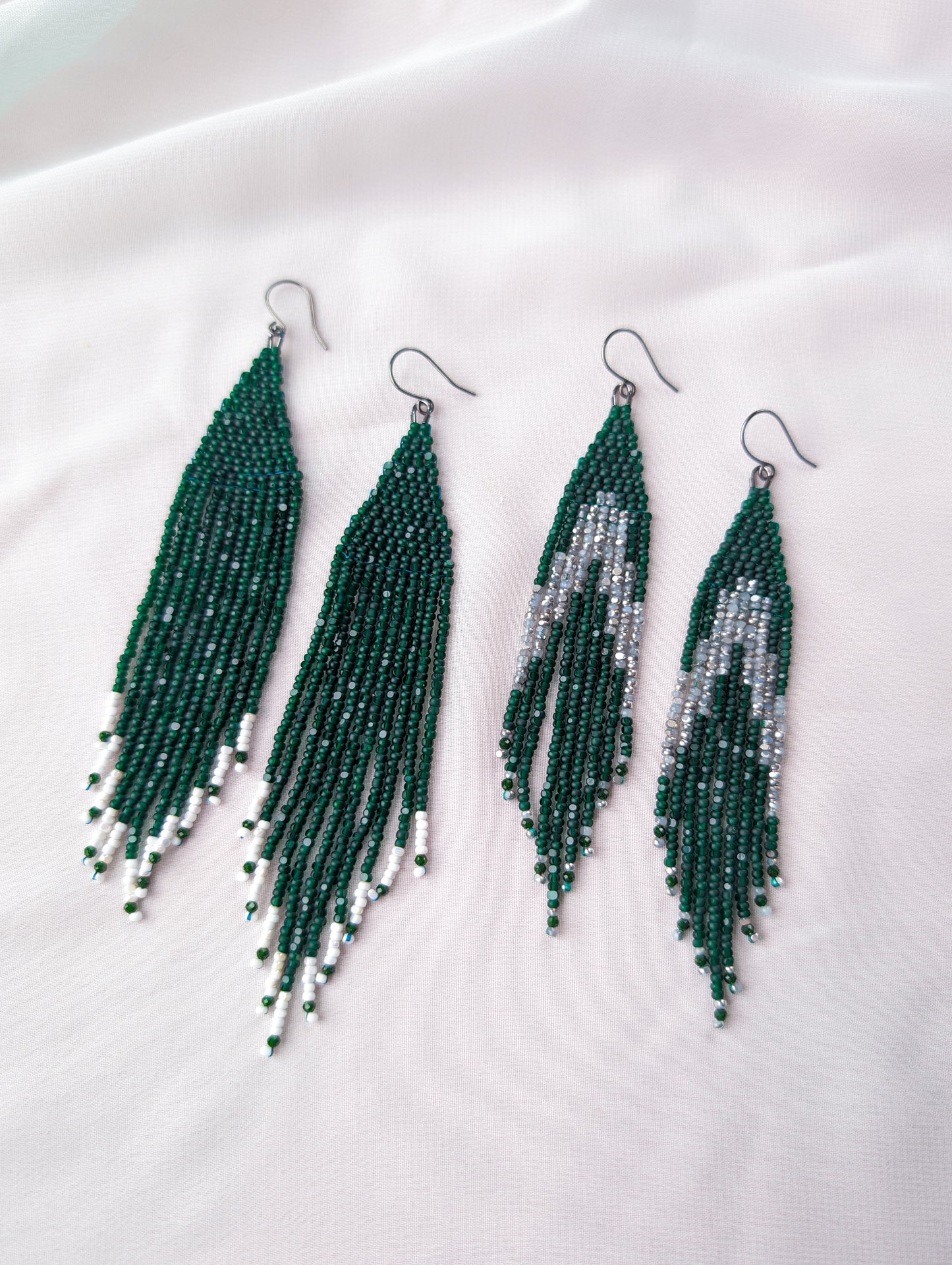Trio & Mega Fringe - Matte Emerald