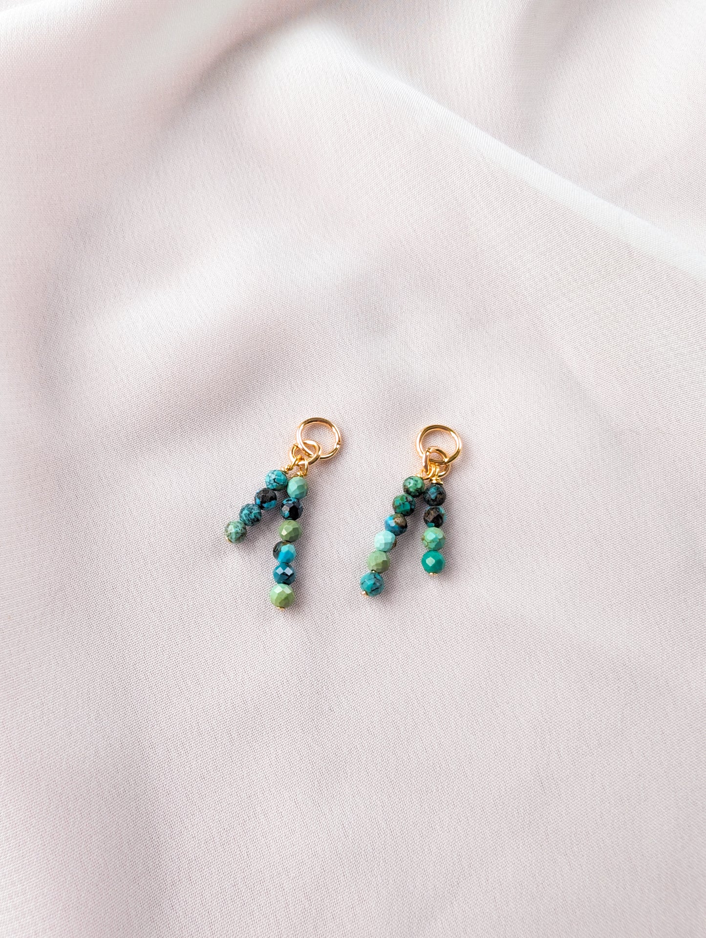 Charms  - Faceted Turquoise Sticks