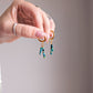 Charms  - Faceted Turquoise Sticks