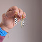 Charms - Golden Checkerboard - Choose Your Color