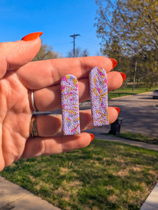 Stick Stud - Textured Swirl