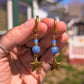 Charms - Blue Aventurine - Golden Stars