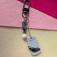 Bag Charm - Bat Soup - Snowflake Obsidian