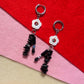 Glimmer - River Shell Daisy, Black Onyx, Faceted Tear Drop
