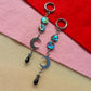 Glimmer - Abalone, Moon & Stars, Faceted Teardrop