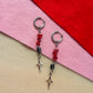 Glimmer - Red Bamboo Coral, Snowflake Obsidian