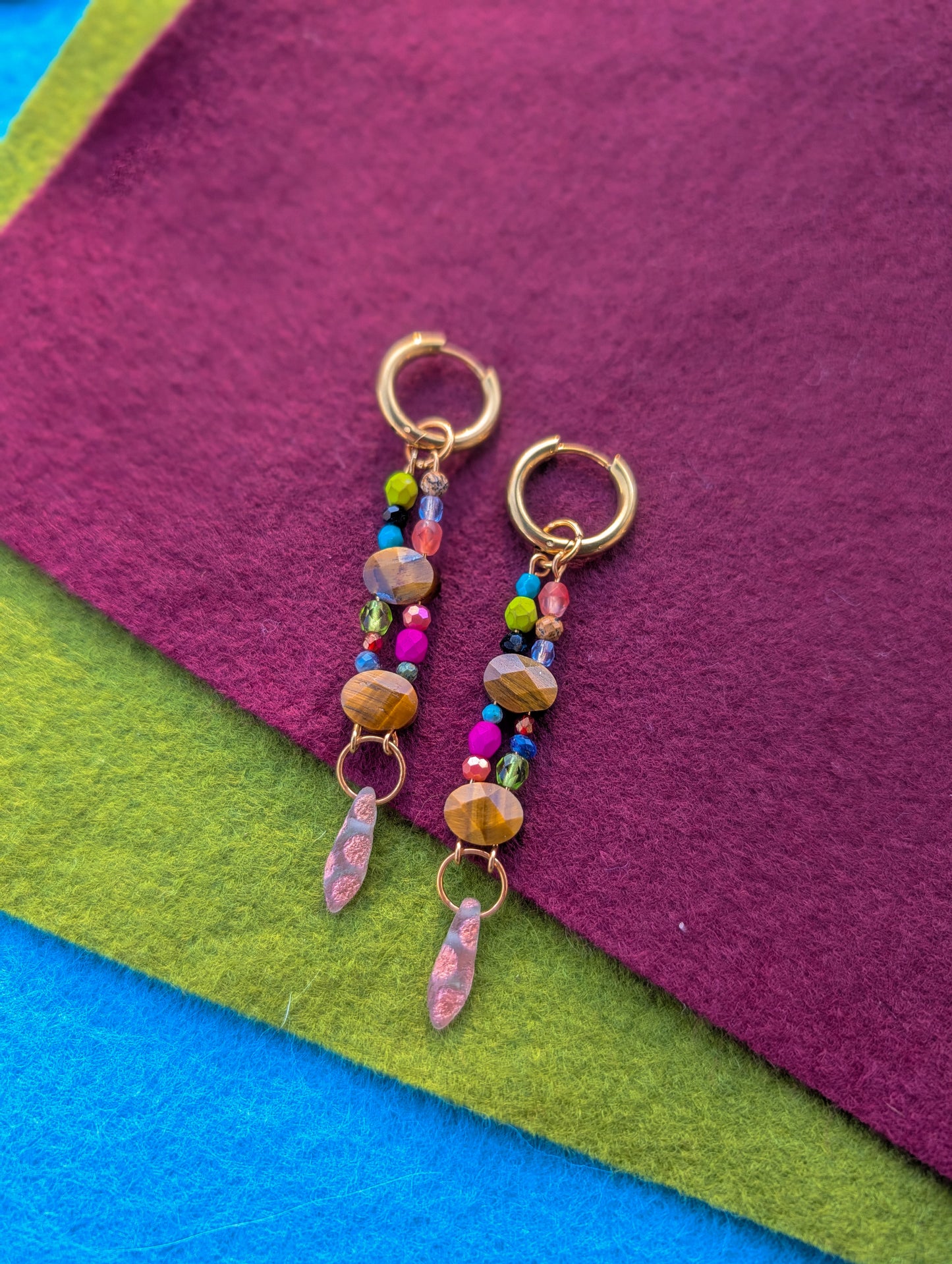 Jasper, Onyx, Tigers Eye, Lapis Lazuli, Etched Dagger - Gemstone Gallery #8