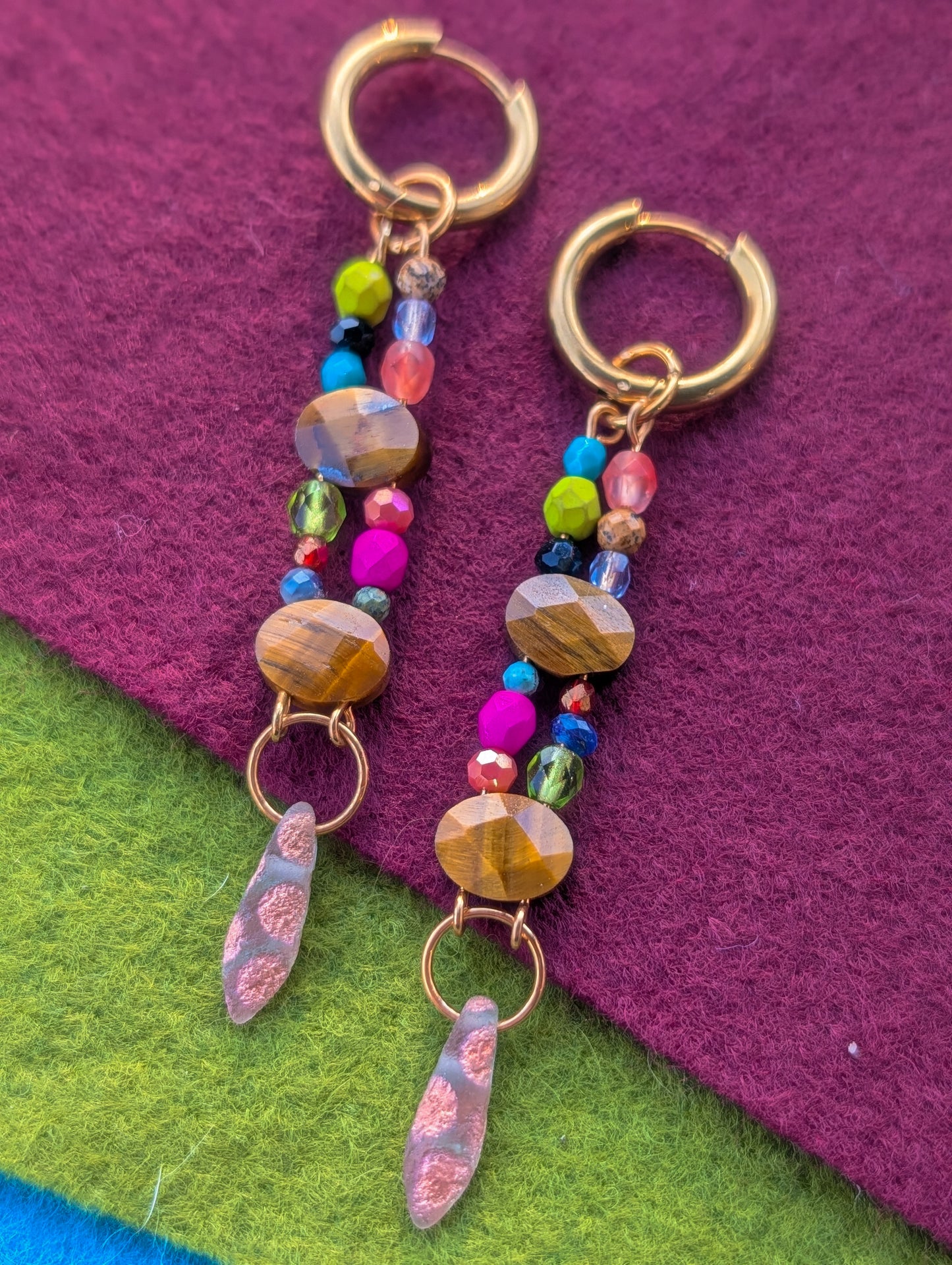 Jasper, Onyx, Tigers Eye, Lapis Lazuli, Etched Dagger - Gemstone Gallery #8