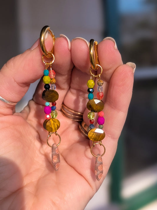 Jasper, Onyx, Tigers Eye, Lapis Lazuli, Etched Dagger - Gemstone Gallery #8