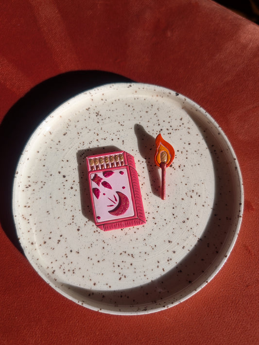 Fridge Magnets - Match Box & Match - Celestial Pink