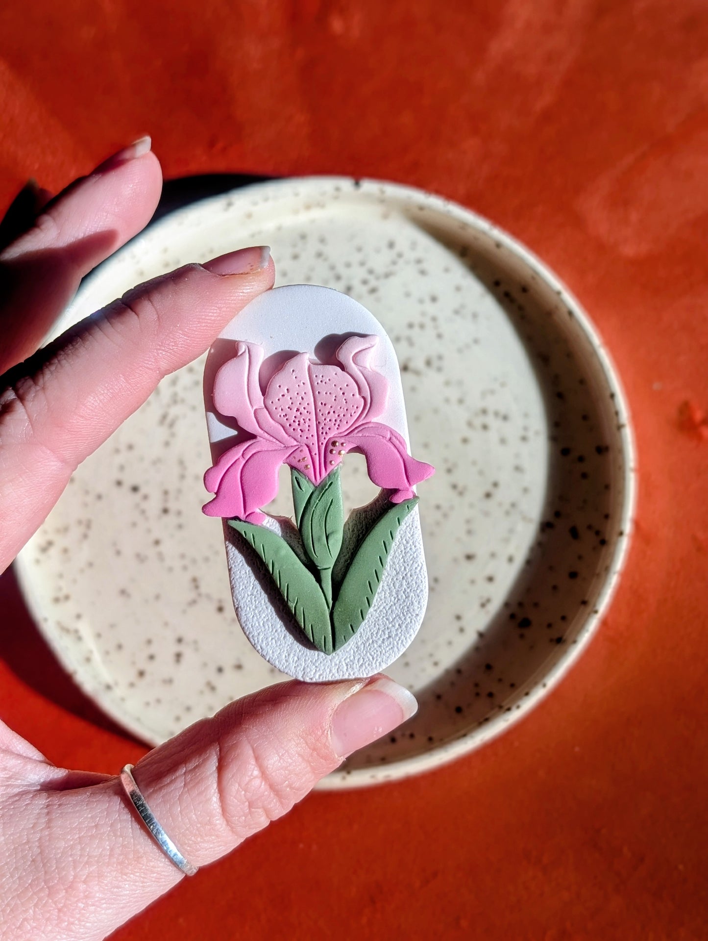 Fridge Magnets - Pink Iris