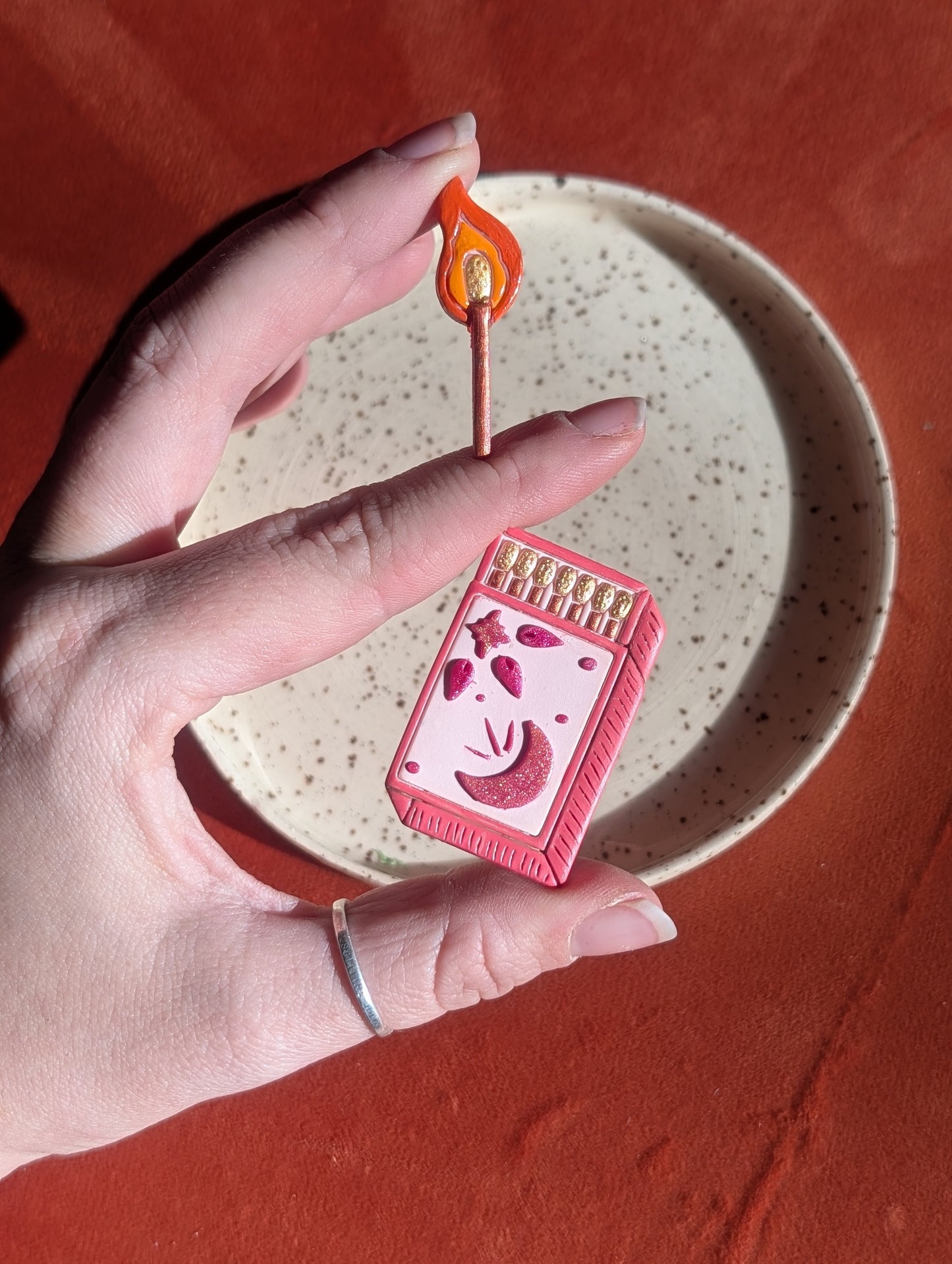 Fridge Magnets - Match Box & Match - Celestial Pink