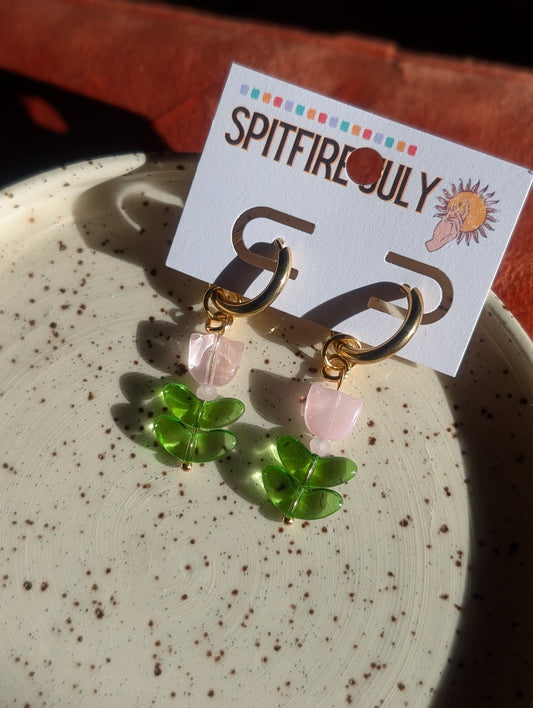 Charms - Beaded Tulips