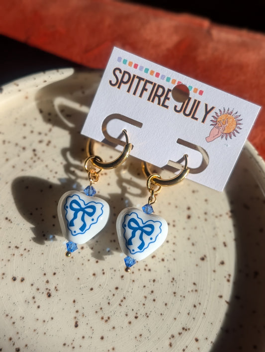 Charms - Blue Lover Bows