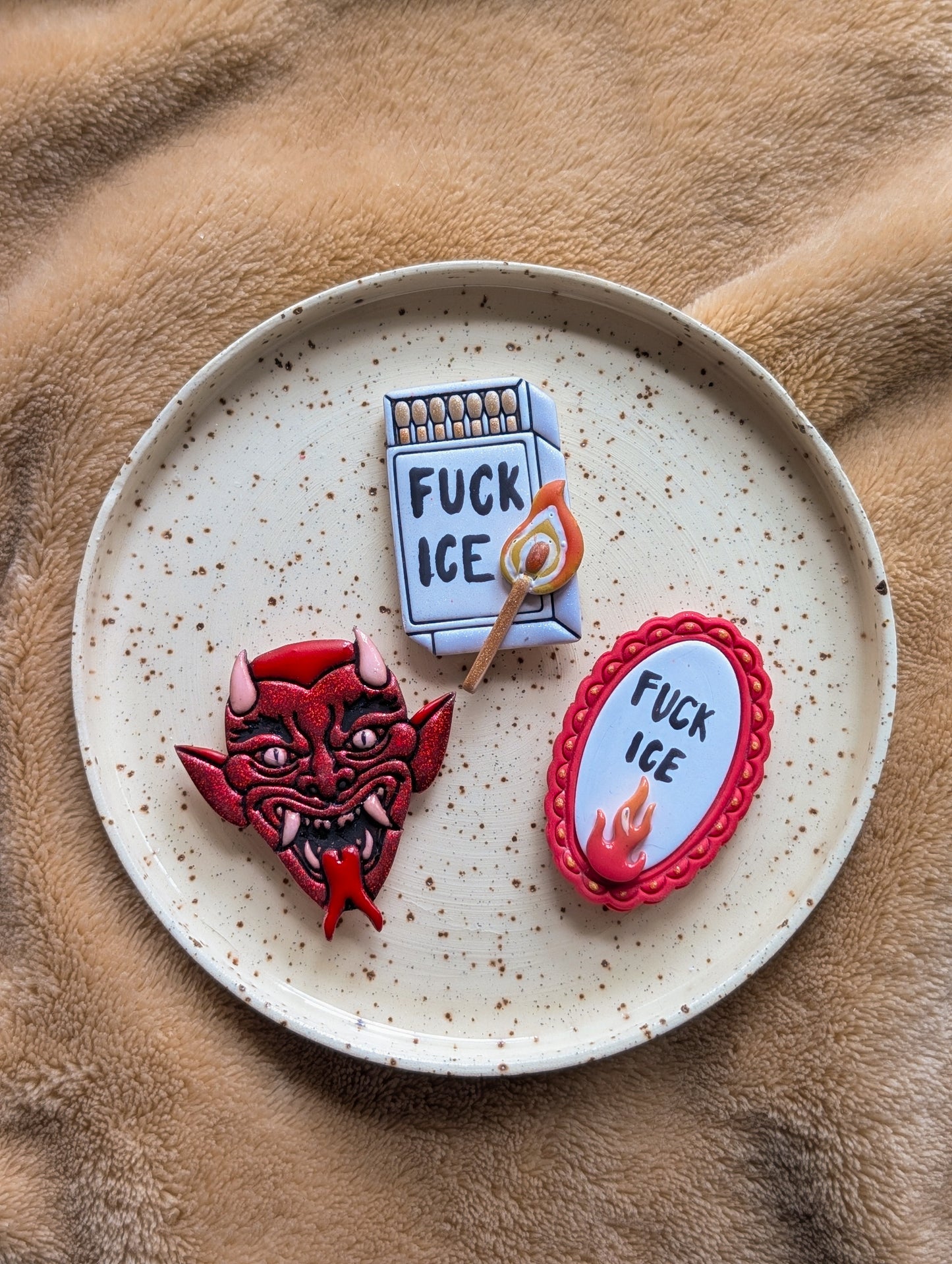 Fridge Magnets - Fuck Ice - Melt Ice Matchbook - 100% donated to NE Appleseed