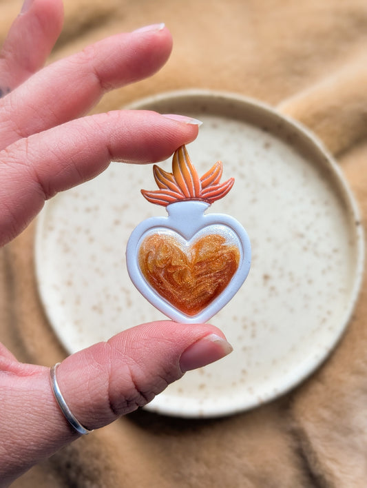 Fridge Magnets - Sacred Heart - Golden