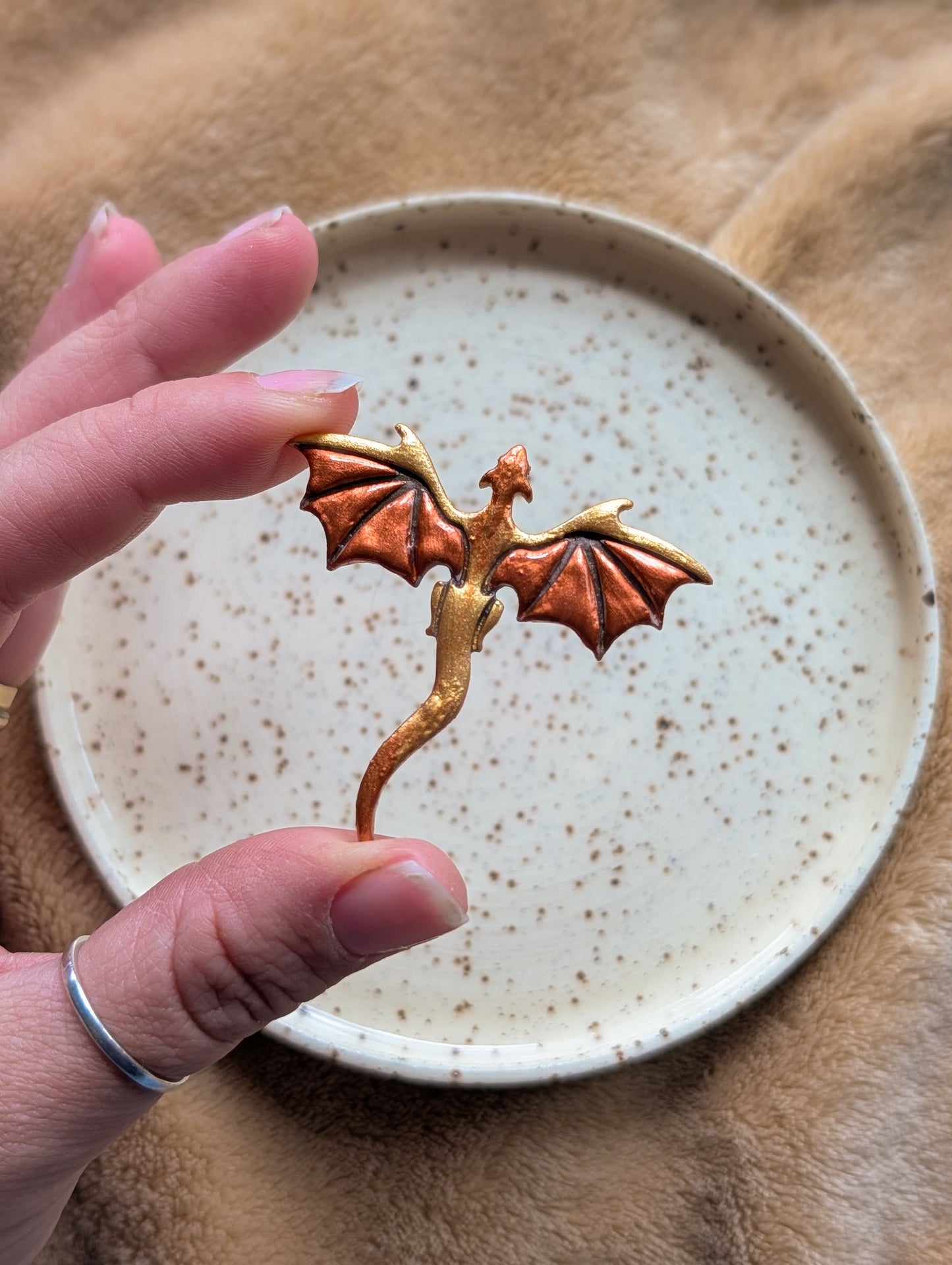 Fridge Magnets - Dragon - Liquid Gold