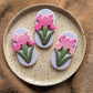 Fridge Magnets - Pink Iris