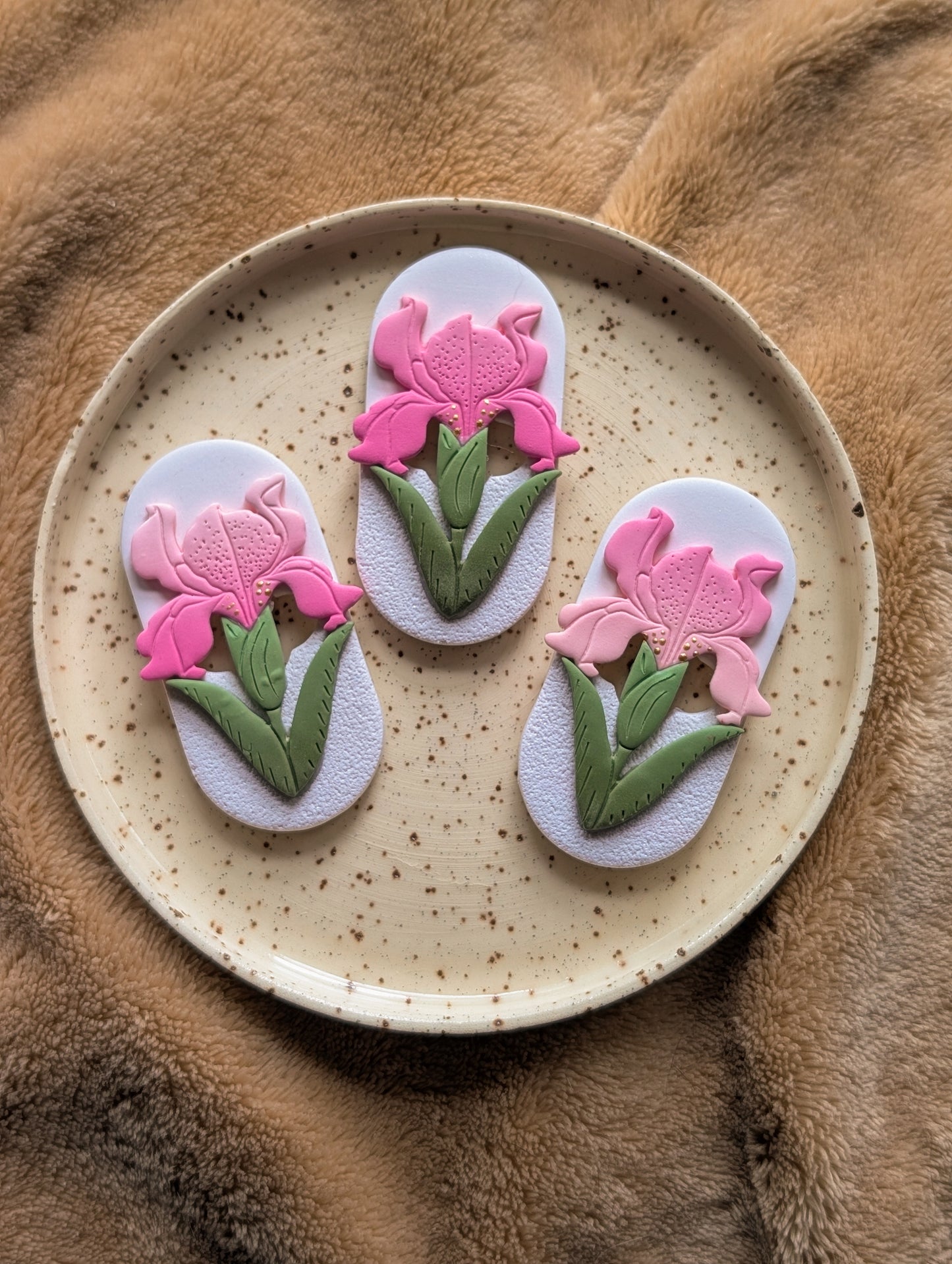 Fridge Magnets - Pink Iris
