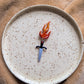 Fridge Magnets - Charm - Flaming Sword - Holographic