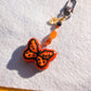 Bag Charm - Monarch Butterfly - Stoneware Pottery