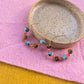Daily Hoops - Leopard Spots - Blue, Amber, Peach